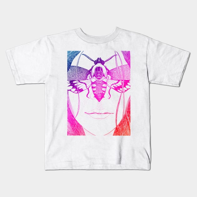 Darth Moth Kids T-Shirt by pakowacz